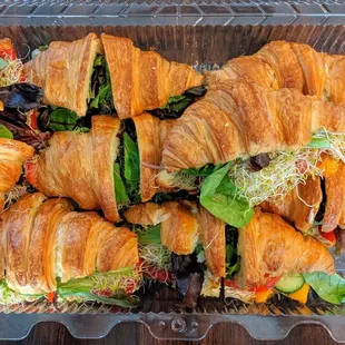 Croissant Sandwiches for Baby Shower