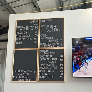 Beer menu 4/27/2024