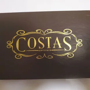 the logo on the box