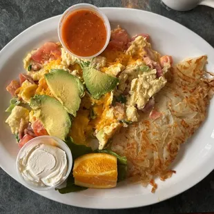 The California Scramble. (Highly recommend)