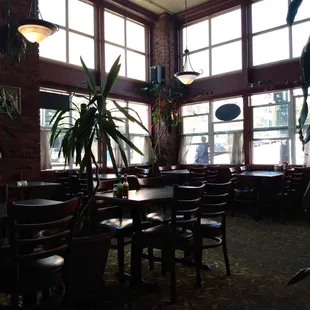 Costa&apos;s Restaurant interior - a warm, inviting atmosphere on &quot;The Avenue&quot; in Seattle.