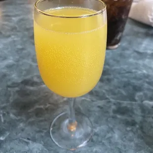 Bottomless mimosas and coke