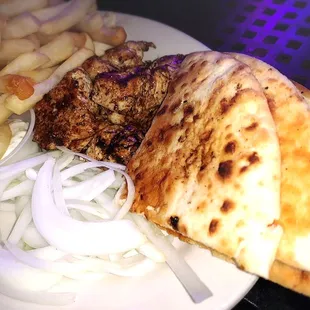 Chicken Souvlaki Platter