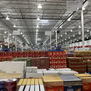 Well lit. Large selection of items