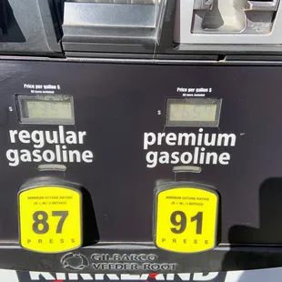 Love gas prices at Costco!!!