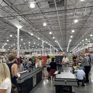 Busy checkout