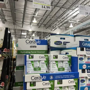 a display of ceravex products