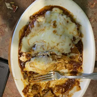 Enchiladas Rojas Platter