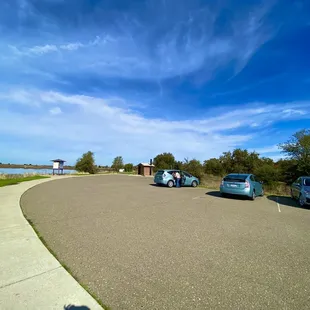 Parking lot near the Boardwalk Loop