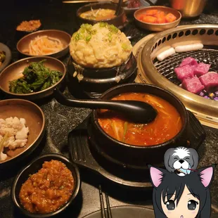 Side dishes that came with the set. Love, @eatoutthao