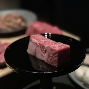 A5 American Waygu, uncooked state