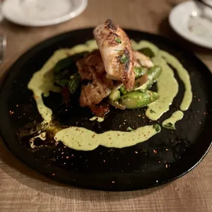 Miso glazed black cod