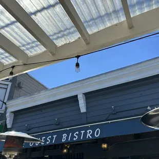 outside