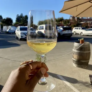Orange wine of Sauvignon Blanc