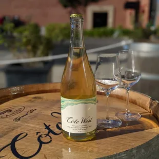 Sparking! Pétillant Natural - so lovely sipping on this from under the patio umbrellas :)