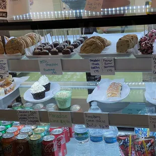 a variety of desserts