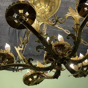 a chandelier