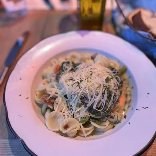 Orecchiette with sausage and broccoli rabe