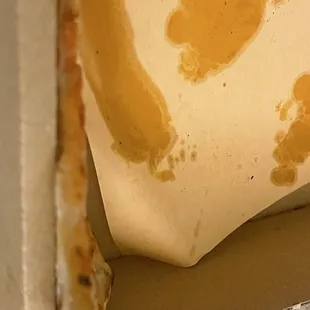 You can tell how it's undercooked in this pic and what's up with all of that oil?