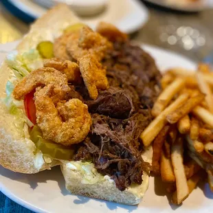 Surf and Turf Po Boy. Super good!