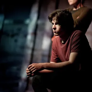 Ponyboy and Cherry in The Outsiders