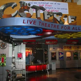 Read the sign hanging above the Coterie - that's pretty cool.