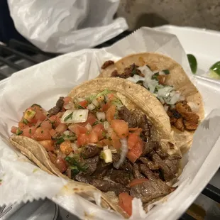 Carne Asada Taco, Adobada Taco