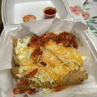 5 Fish Rolled Tacos