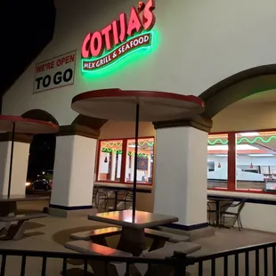 Outside of restaurant