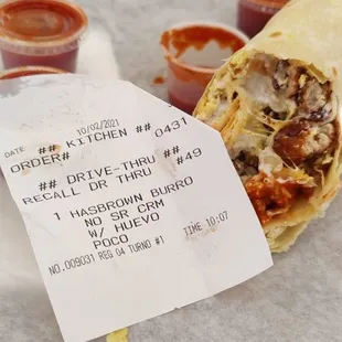 Hash Brown Burrito