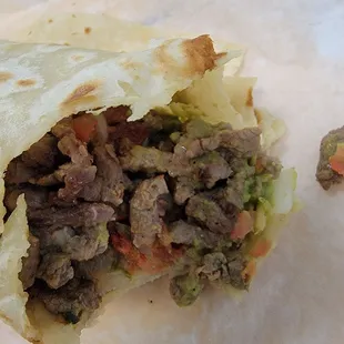 Pollo Asado Burrito