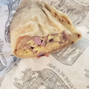 Breakfast burrito