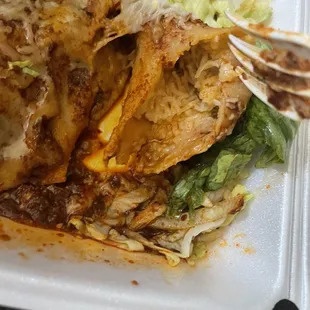 Two Cheese Enchiladas