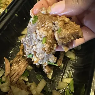 Big chunk of fat, Taco Birria Mini