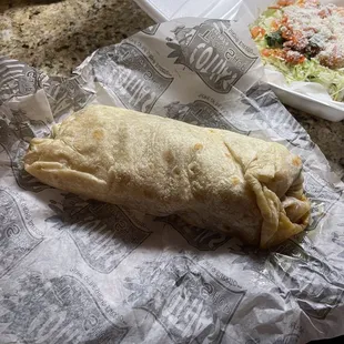 Massive California burrito