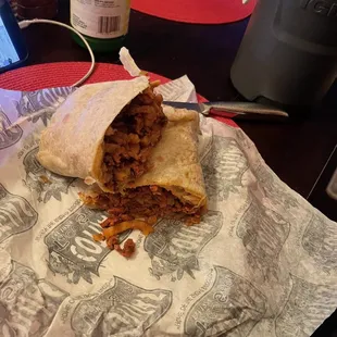 Al Pastor Burrito