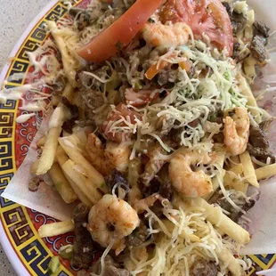 Surf and turf fries