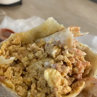 &quot;Chorizo&quot; burrito