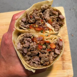 This is what a carne asada burrito should look (and taste) like