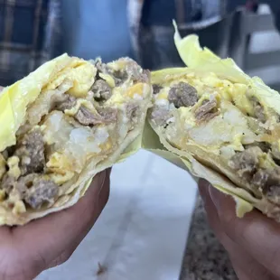 Steak and Egg Burrito