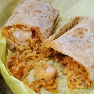 Diablo Shrimp Burrito