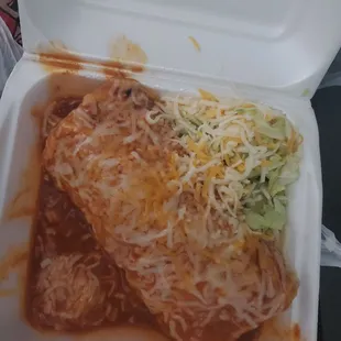 Shredded Beef Burrito