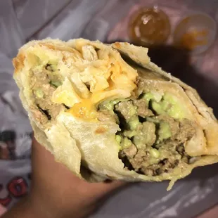 Kearny Asada burrito with no salsa and add sour cream