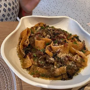 Amazing goat pasta