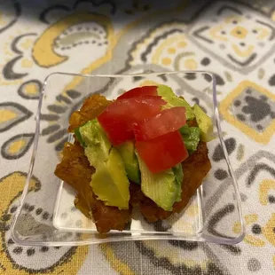 Plantain avocado toast.