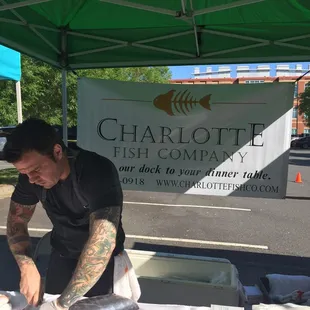 Charlotte Fish Company -- both selections today (wahoo and Mahi) are $15/pound.