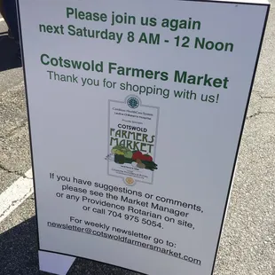 Rules of the game. Plus sign up details for their newsletter.