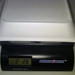 Kou Pao Chicken - (minus vegs)  on the scale: 2 lbs 2.8 oz