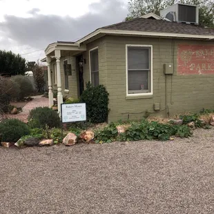 Baker is in the second building in the back