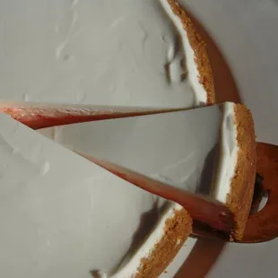 Cheesecake is one of our specialties.